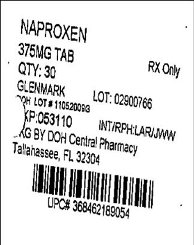 Naproxen 375mg Label (Naproxen 375mg(glenmark))